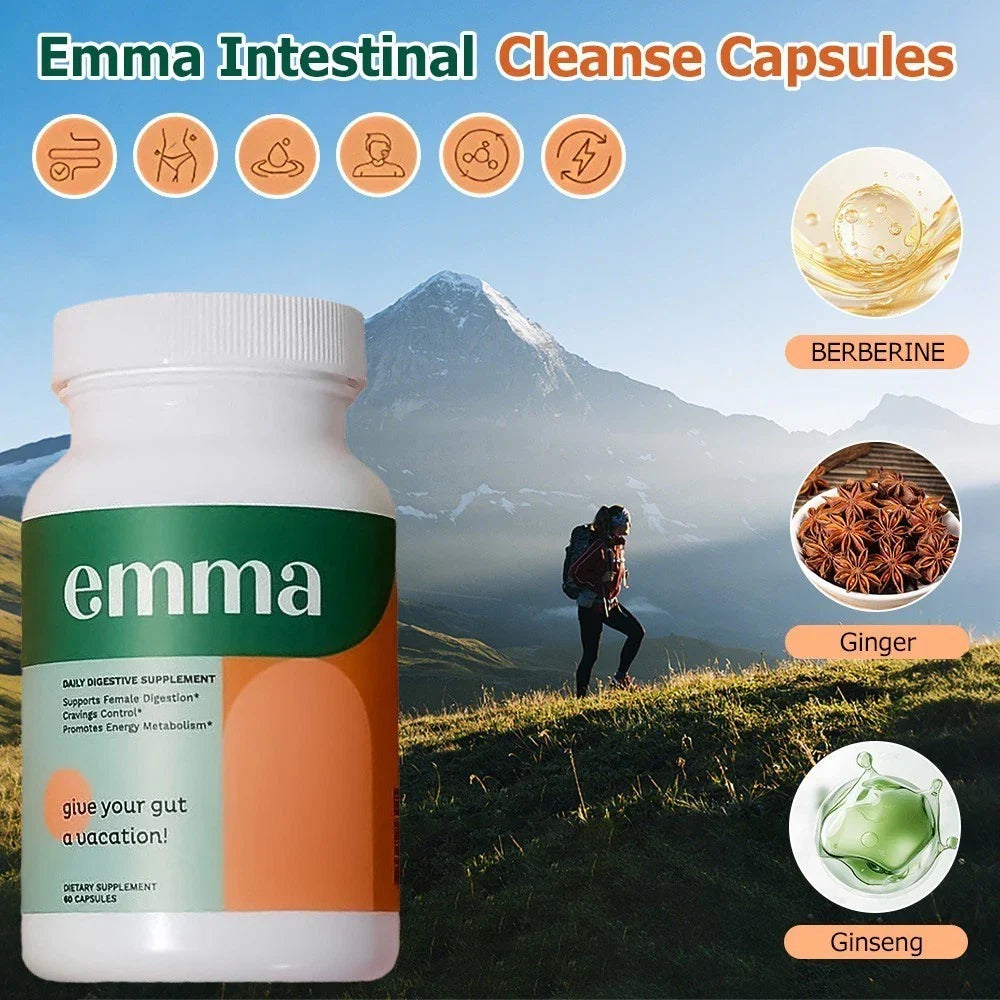 3 Pack Emma Relief Supplement Keto for Gut Bloating - 180
